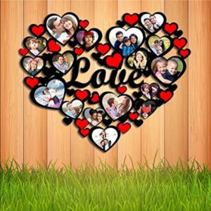 Customized Gifts-MDF wall Heart Photo Frame (17*21 inches)