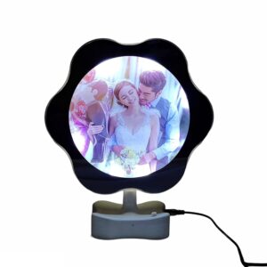 Customized Gifts-Flower Shape LED Magic Mirror