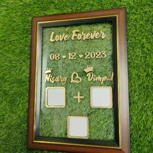 Customized Gifts-Acrylic Wedding Thumb Print (12*18 inches)