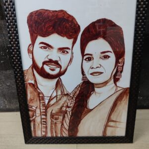 Customized Gifts-Blood Art Photo Frame  (12*18 inches)