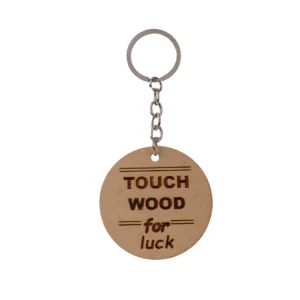 Customized Gifts-wood Key chain (1.5*1.5 Inch)
