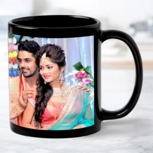 Customized Gifts-Black MUG Printing