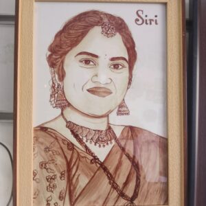 Customized Gifts-Blood Art Photo Frame  (8*12 inches)