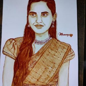 Customized Gifts-Blood Art Photo Frame (8*12 inches) without Frame