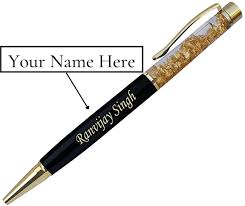 Customized Gifts-Pen Engraving Gold Colour