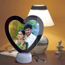 Customized Gifts-Magic Mirror Big Heart Shape