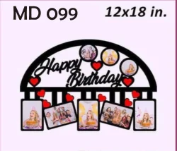 Customized Gifts-MDF Wall Photo Frame   (12*18 inches)