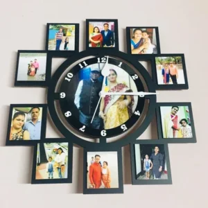 Customized Gifts-MDF wall Clock  Photo Frame (18*18 inches)